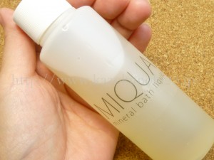 MIQUA（ミクア）ミネラルバスリキッドは天然ミネラルがバランス良く入ったデトックスできる入浴剤。グロッシーは変わったものが多いなぁと思いますが、物は試し！やってみます。