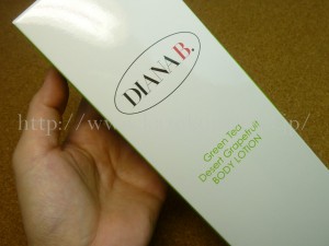 ＤＩＡＮＡ Ｂ desert grapefruit body lotion.の使用感や肌なじみを口コミ報告します。