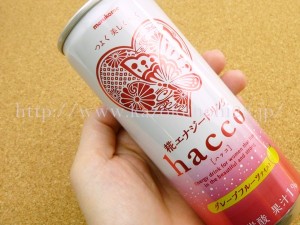 プラナスボックス Prunusbox 2014年11月到着分に入っていたマルコメのエナジードリンク炭酸飲料hacco。ノンカフェインのエナジードリンクってどういうこと？って思ったので実際に飲んで報告します。