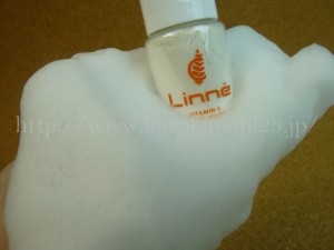 ニキビケア リンネ 洗顔料 泡立ち Linne ホワイトウォッシュ 泡立ち 画像