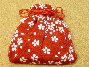 京乃雪 桜ポーチ(赤)をチョイスしました きょうのゆき おまけのポーチは色を選べます