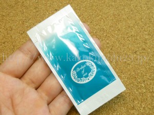 パウチ1つの大きさは4×8、コンパクトなイメージを持ちました