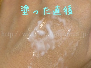 ラサーナ(La Sana) 海藻オールインワンゲルの肌なじみを実況中。