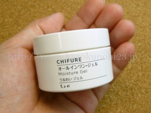 CHIFURE Moisture Gel　ちふれオールインワンジェルを買って使ってみた結果を肌なじみに注意して口コミ報告していきます。