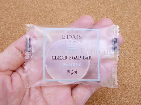 ミネラルファンデーションで人気のエトヴォスの洗顔石鹸(エトヴォス クリアソープバー１０ｇ)の泡立ちを報告します。