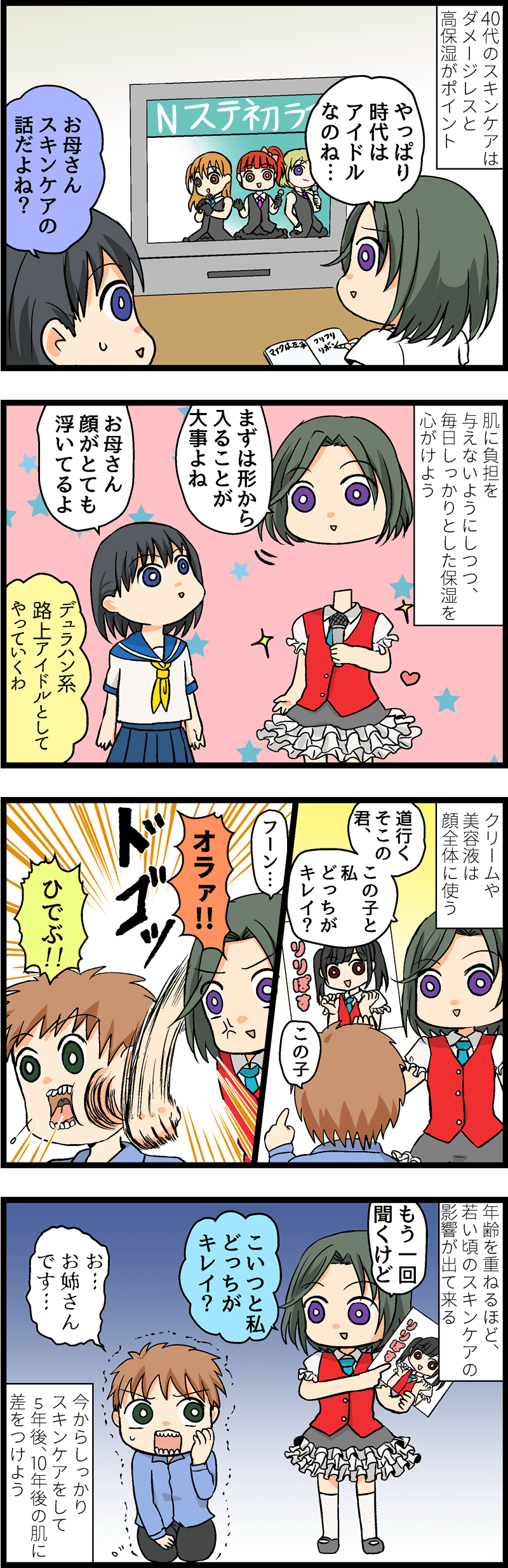 愛と力で解決する年代別スキンケアのススメ！奇跡も暴力もあるんだよ 第６話