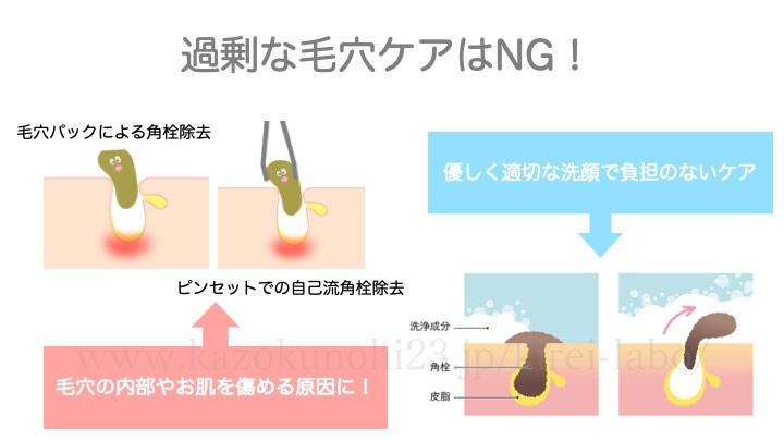 過剰な毛穴ケアはNG!